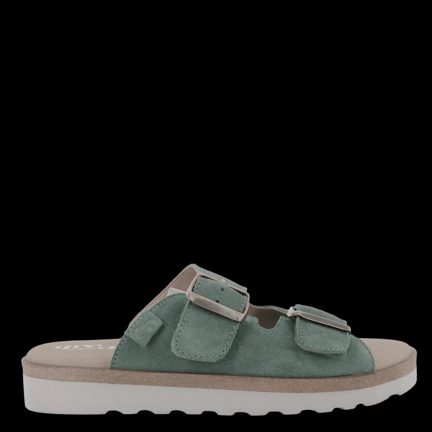 Green Comfort Sandaler med flad sål | Sandaler med udtagelig sål<AGNES ANNA - SEA GREEN Søgrøn