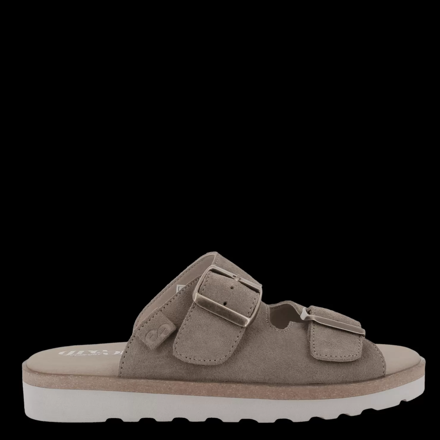 Green Comfort Sandaler med flad sål | Sandaler med udtagelig sål<AGNES ANNA - Taupe