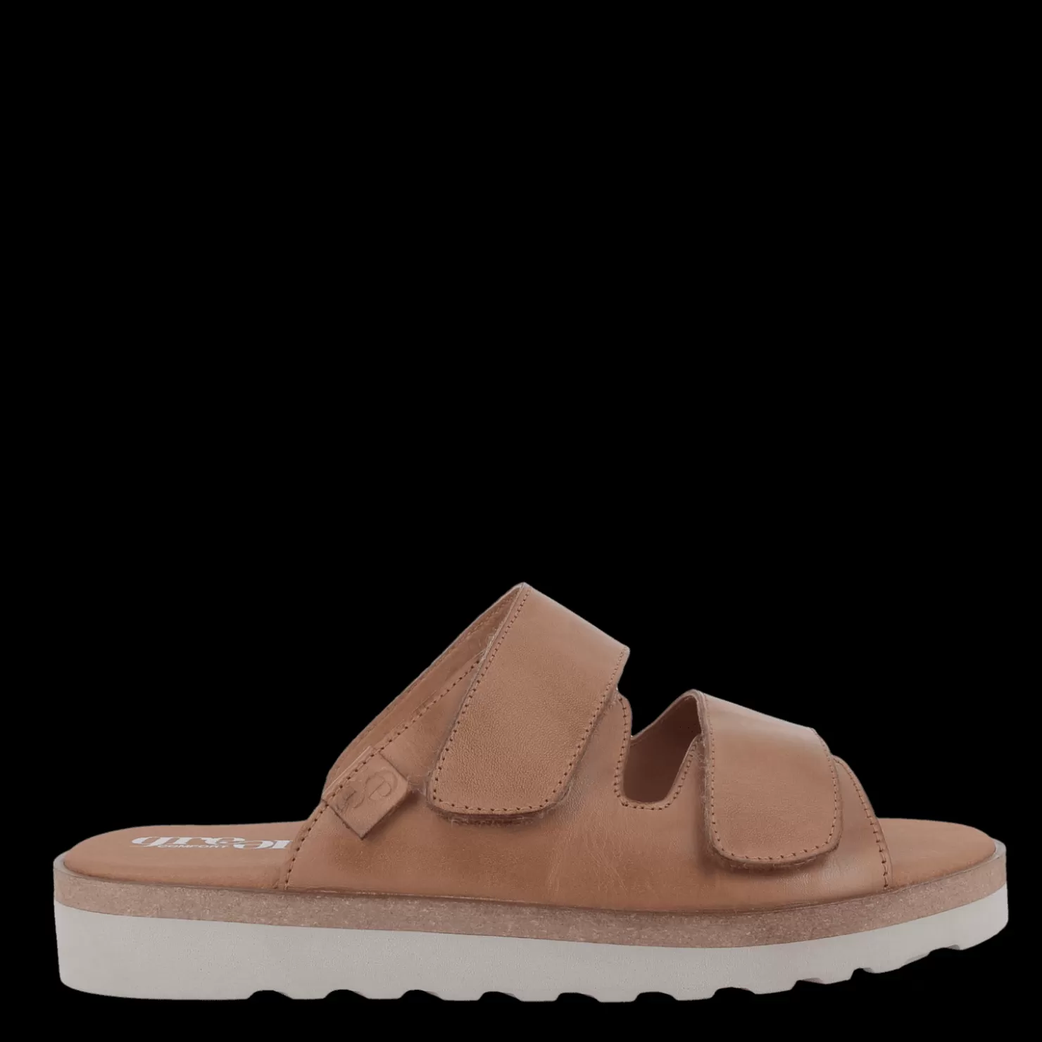 Green Comfort Sandaler med flad sål | Sandaler med udtagelig sål<AGNES ANNY - Cognac