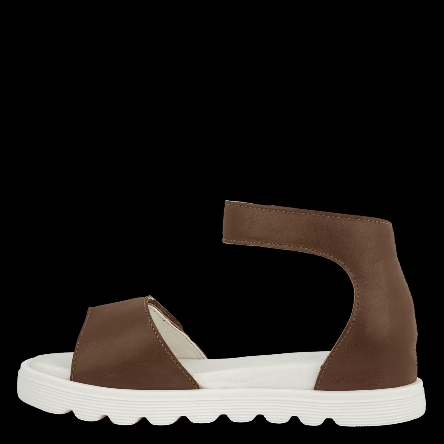 Green Comfort Sandaler med flad sål<ALLOW AIA - BROWN Brun