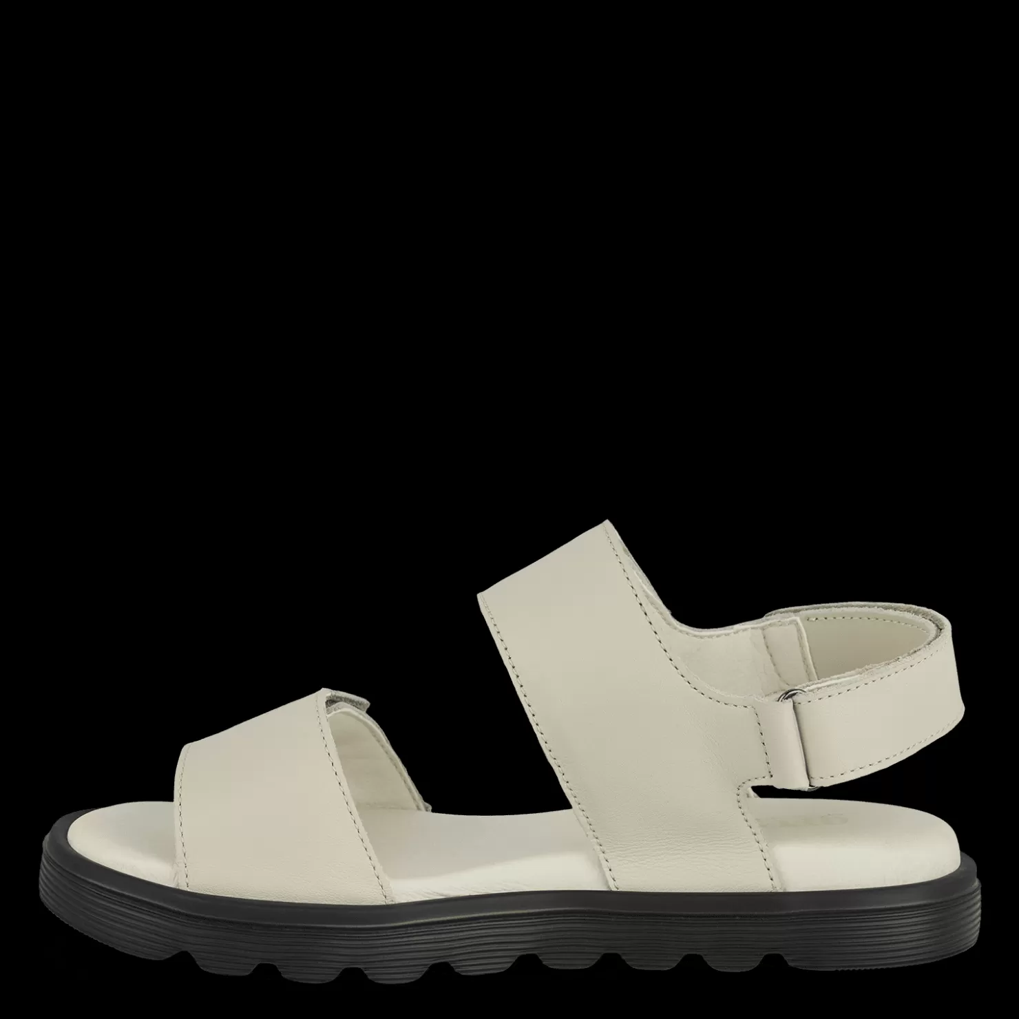 Green Comfort Sandaler med flad sål<ALLOW ALLI - CREAM WHITE Cremehvid