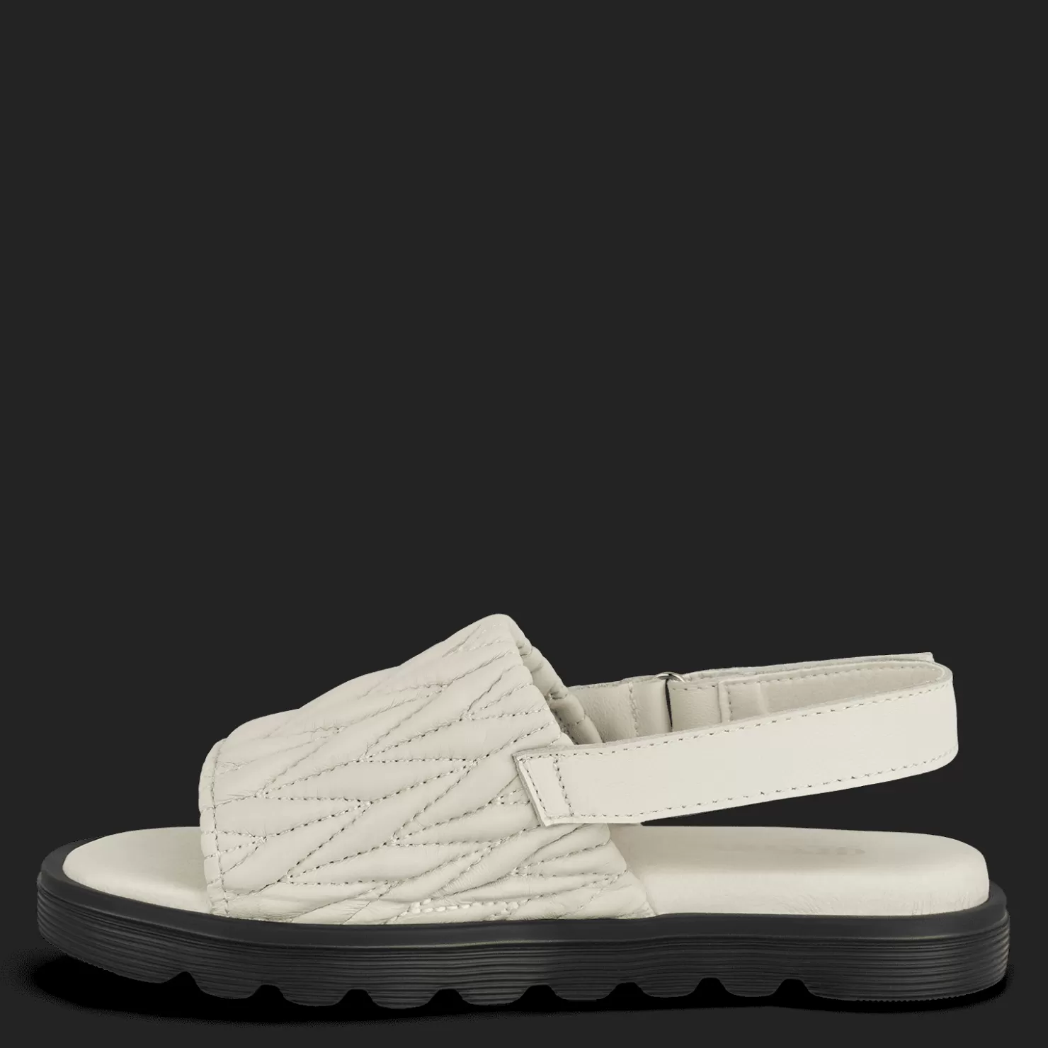 Green Comfort Sandaler med flad sål<ALLOW AMARI - CREAM WHITE Cremehvid