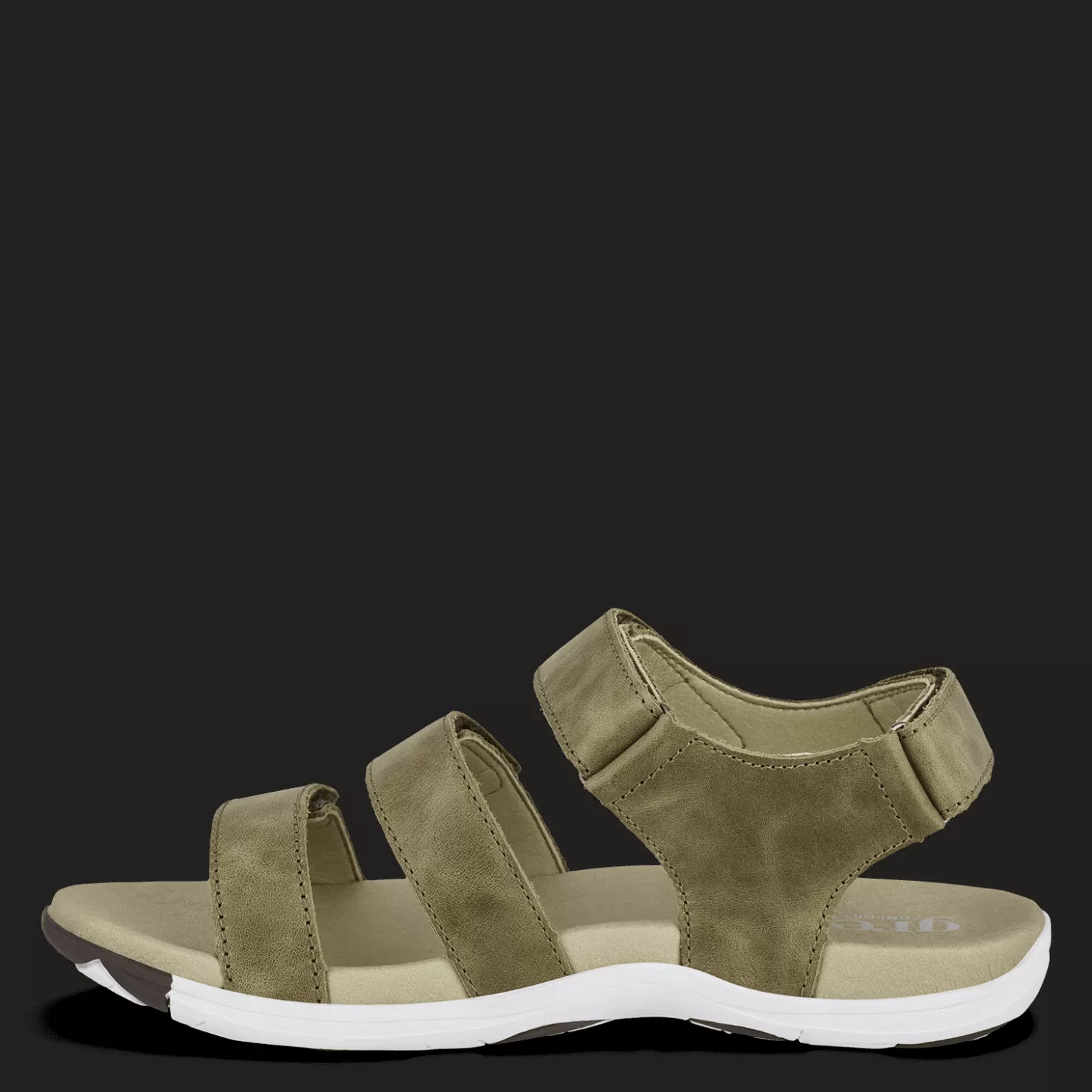 Green Comfort Sandaler med svangstøtte | Sandaler med flad sål<CORSICA CARMA - OLIVE Oliven