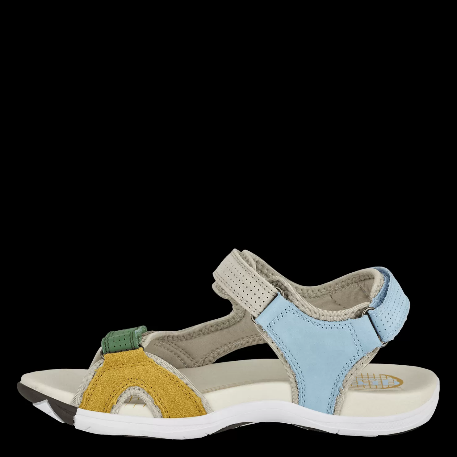 Green Comfort Sandaler med flad sål | Sandaler med svangstøtte<CORSICA CILA - LIGHT BLUE Lyseblå