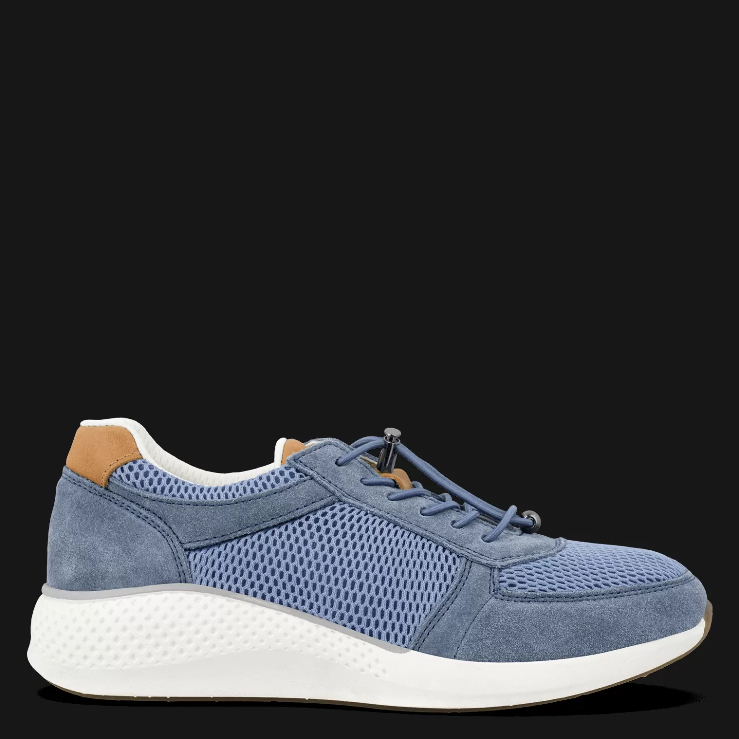 Green Comfort Snøresko | Sko med svangstøtte<DOLPHIN DESH - DENIM BLUE Denim Blå