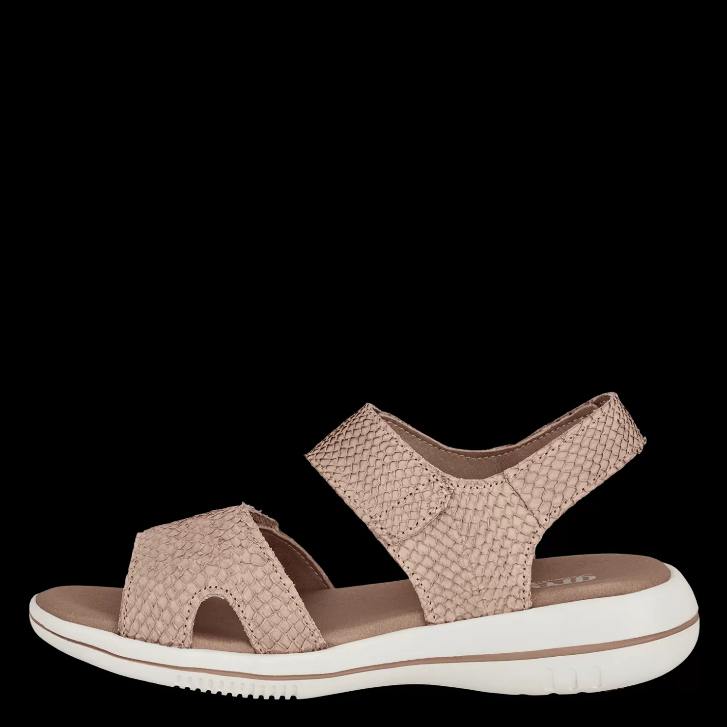 Green Comfort Sandaler med flad sål<LEAF LULU - ROSE Rosa