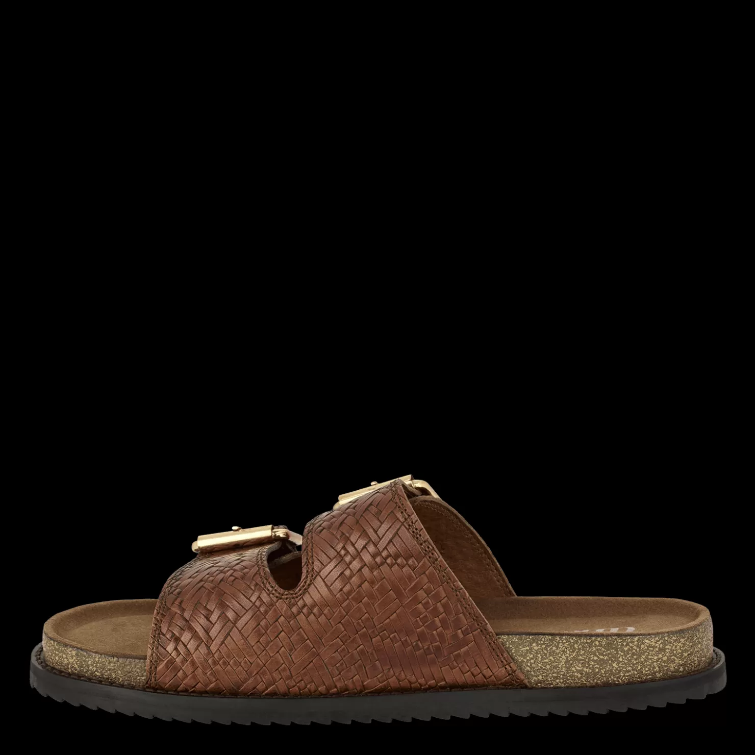 Green Comfort Sandaler med flad sål<MANGO MAJA - BROWN Brun