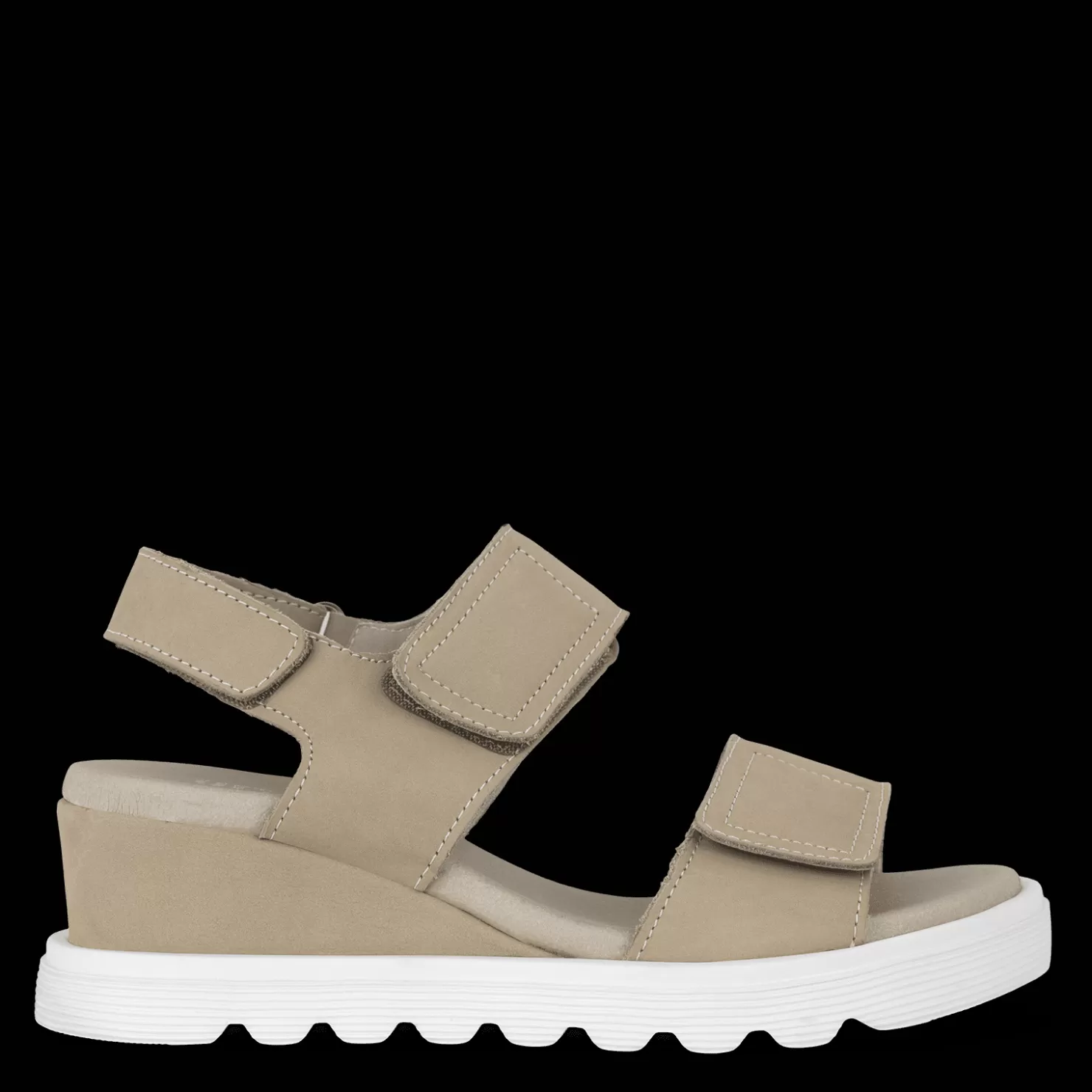 Green Comfort Sandaler med hæl<MELLOW MIU - Sand