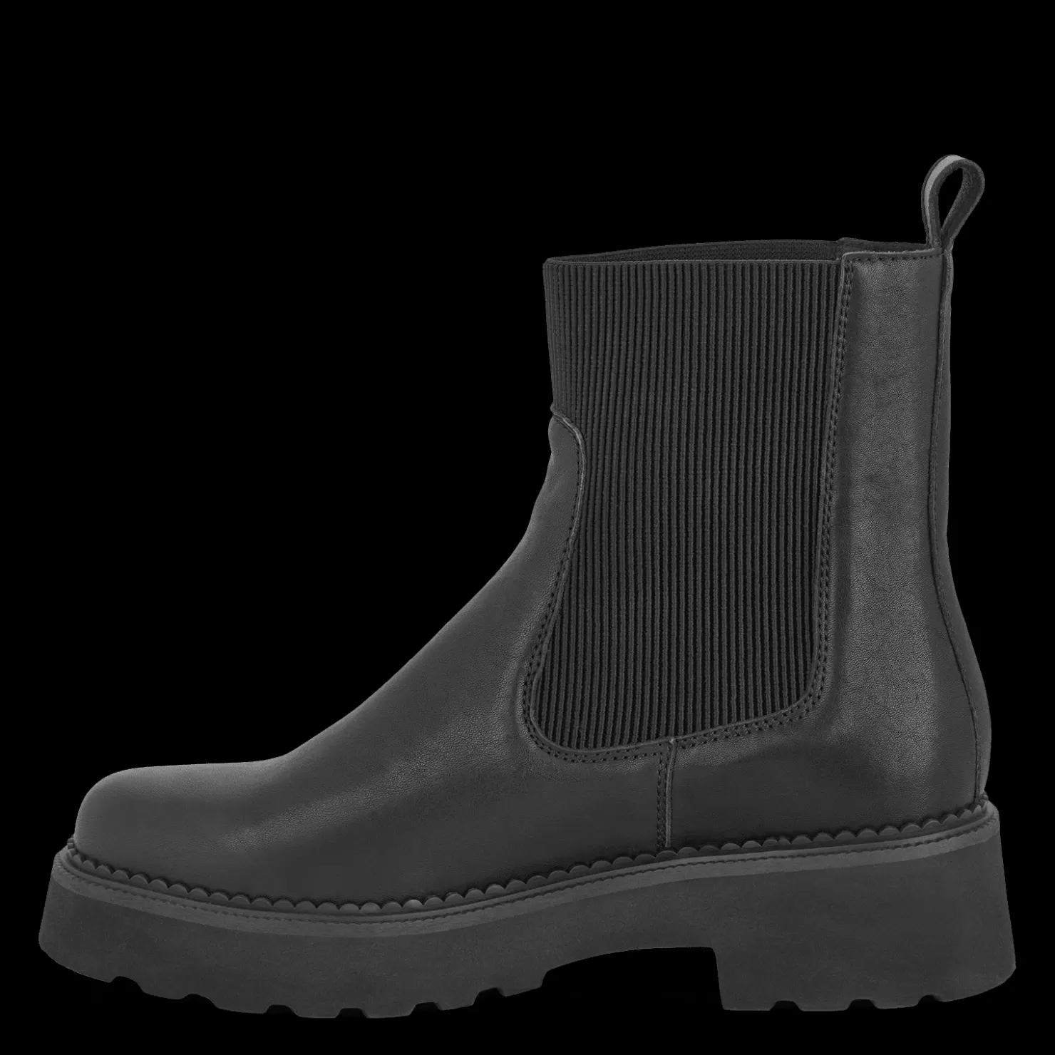 Green Comfort Korte støvler | Chelsea boots<PITCH PAPAJA - Sort