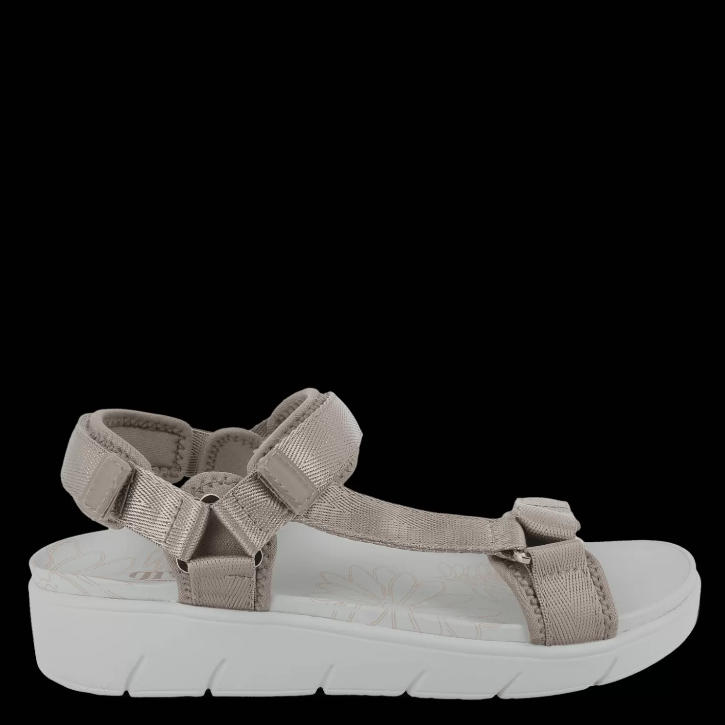 Green Comfort Sandaler med flad sål<REJOICE RIVER - Sand