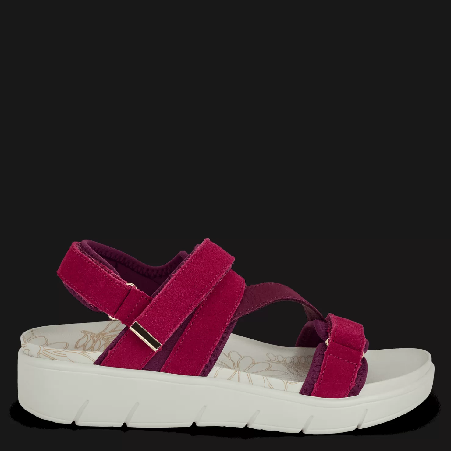 Green Comfort Sandaler med flad sål<REJOICE RUBY - Pink