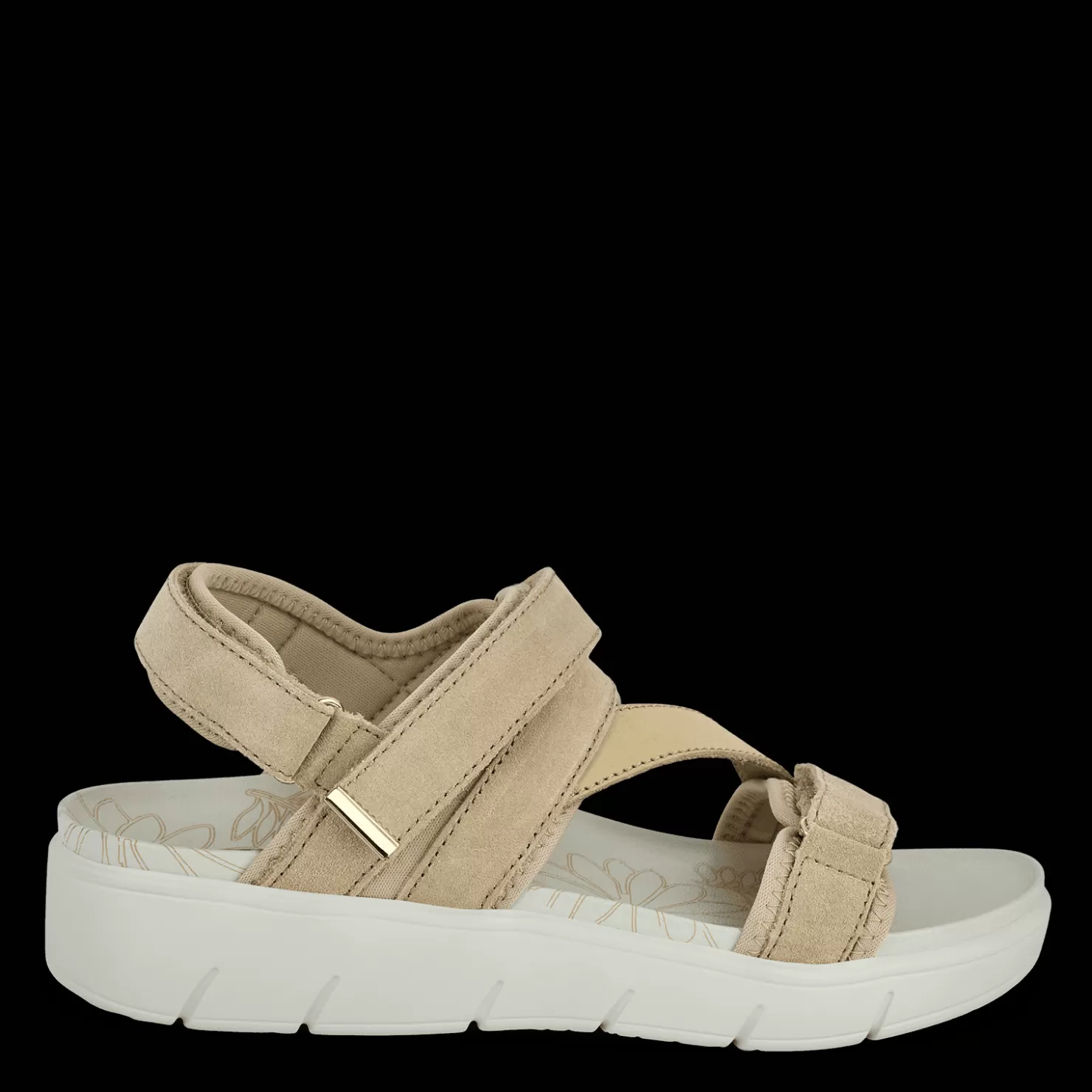 Green Comfort Sandaler med flad sål<REJOICE RUBY - Sand