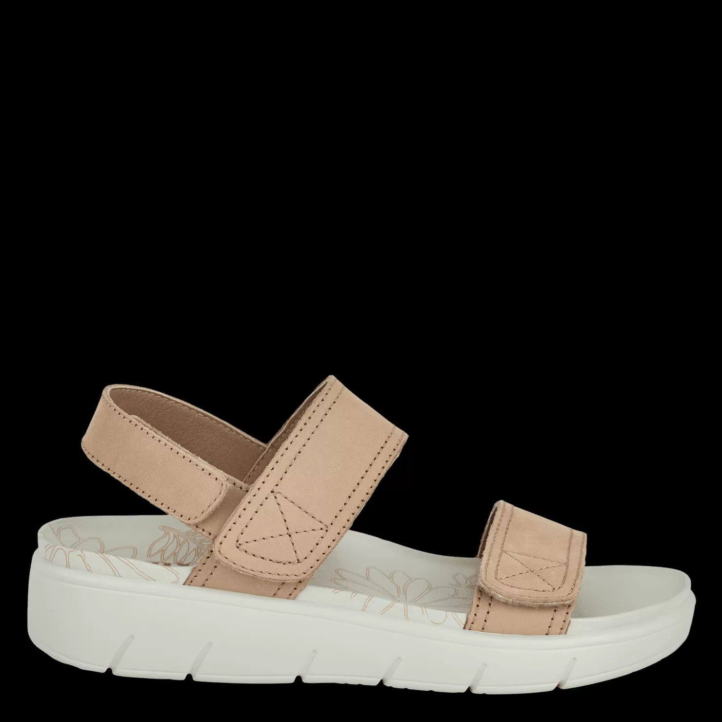 Green Comfort Sandaler med flad sål<REJOICE RUTH - ROSE Rosa