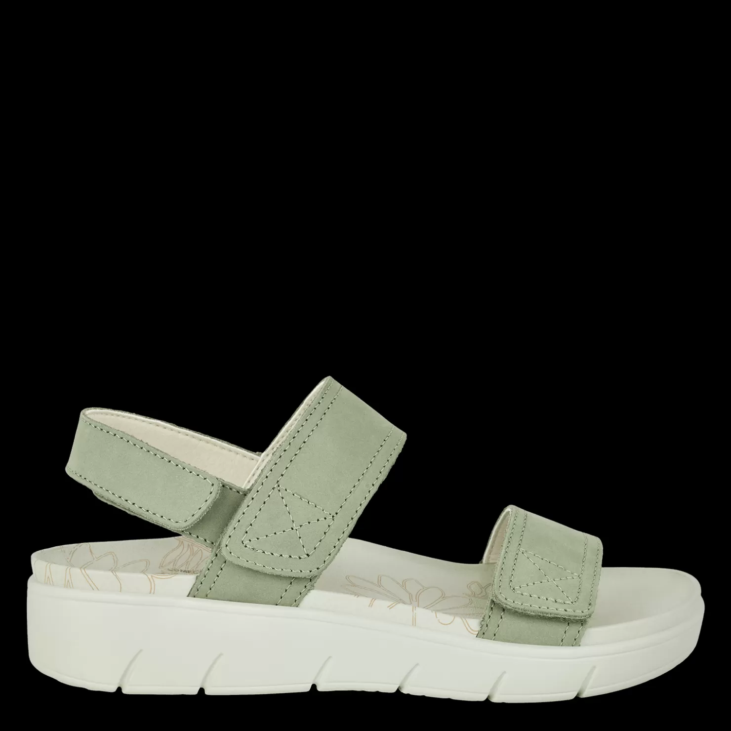 Green Comfort Sandaler med flad sål<REJOICE RUTH - Sage