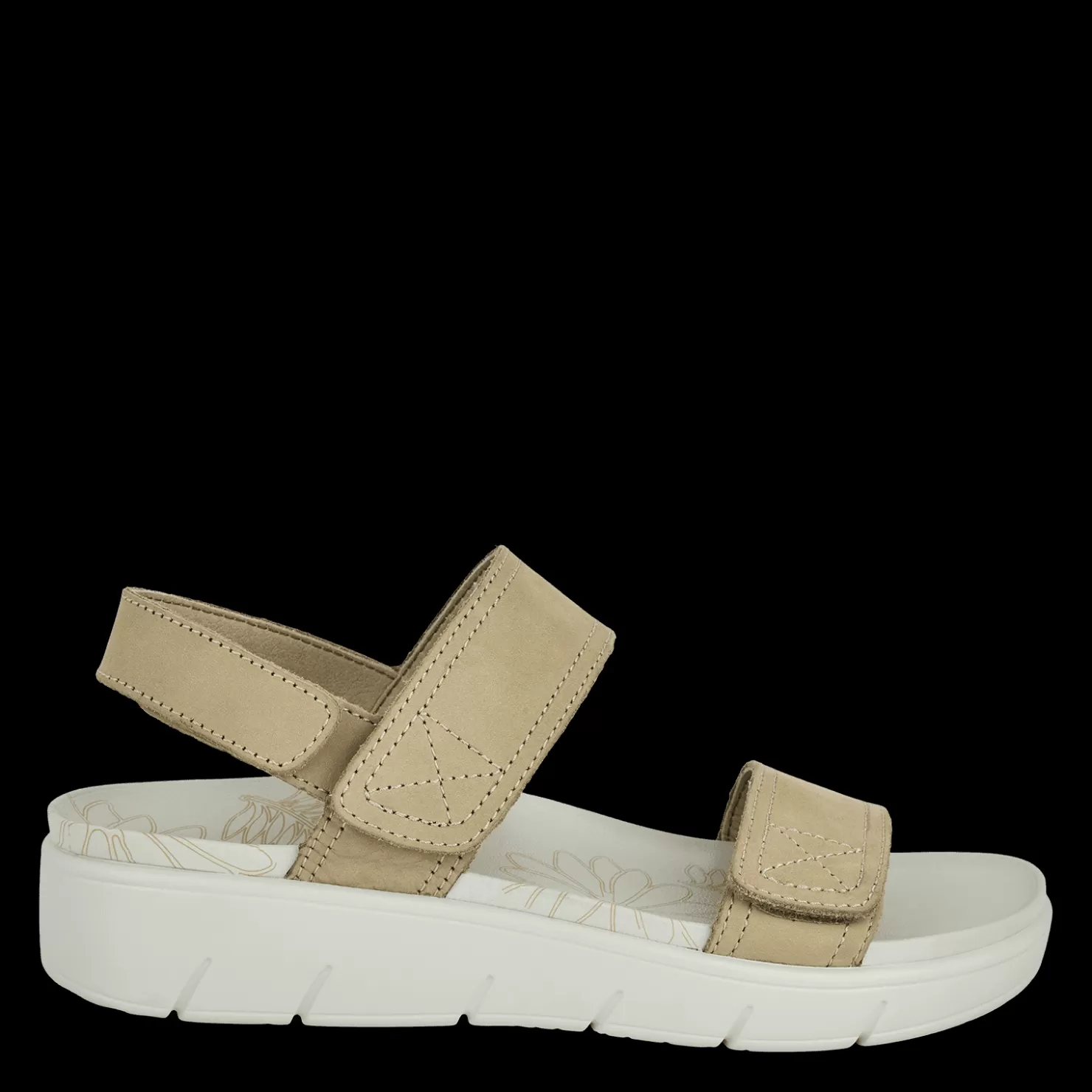 Green Comfort Sandaler med flad sål<REJOICE RUTH - Sand